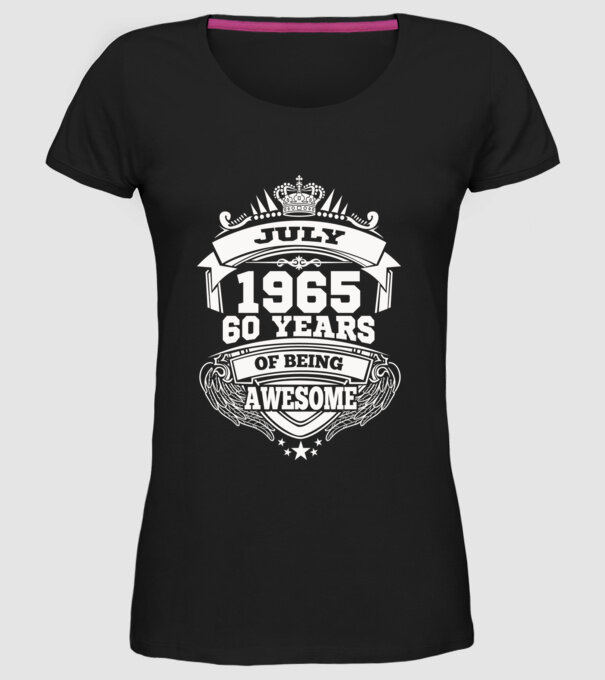 Awesome being of 1965 JÚLIUS minta fekete pólón