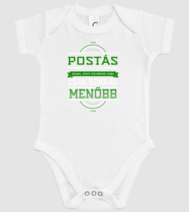 POSTÁS vagyok, olyan mint más sokkal menőbb minta fehér pólón