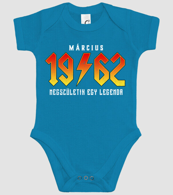 1962 Március megszületik egy legenda minta türkiz pólón