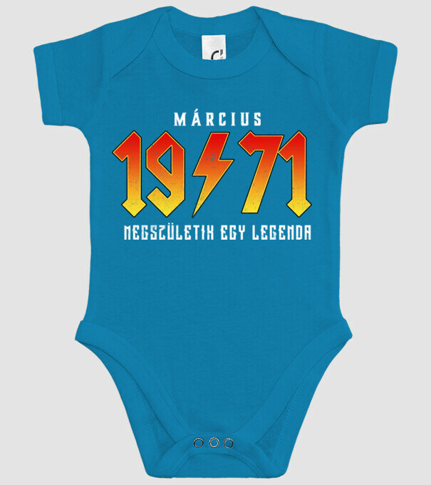 1971 03-MÁRCIUS minta türkiz pólón