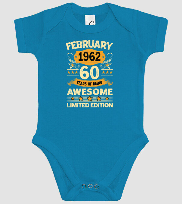 60 years of being limited edition_february minta türkiz pólón