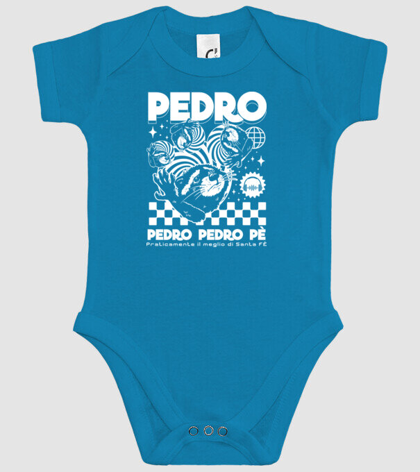 Pedro techno minta türkiz pólón