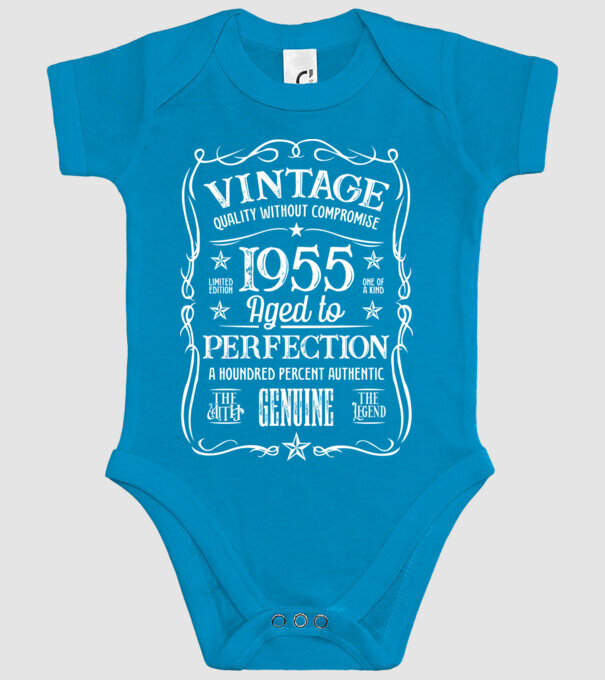 VINTAGE PERFECTION 1955 minta türkiz pólón