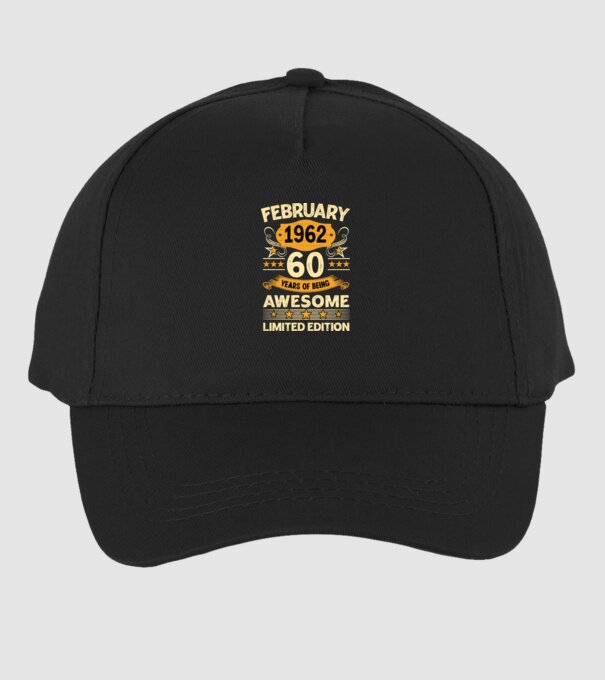 60 years of being limited edition_february minta fekete pólón