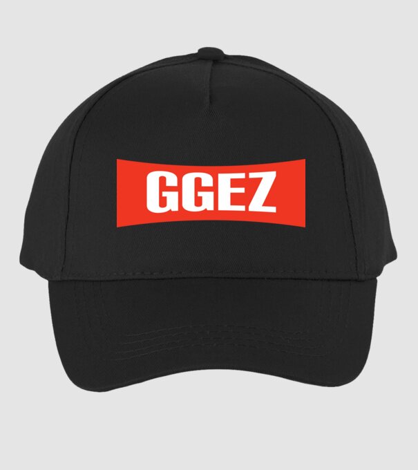GAMER ggez minta fekete pólón