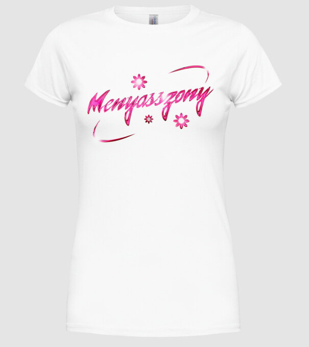 Winx Club menyasszony minta fehér pólón