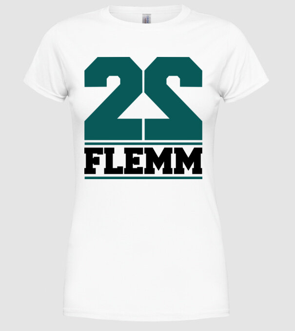 22_LARGE minta fehér pólón