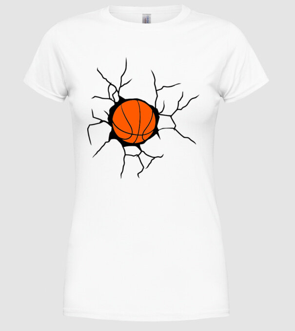 stock-vector-broken-wall-with-basketball-29803471 minta fehér pólón