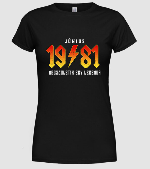 1981 06-JÚNIUS minta fekete pólón