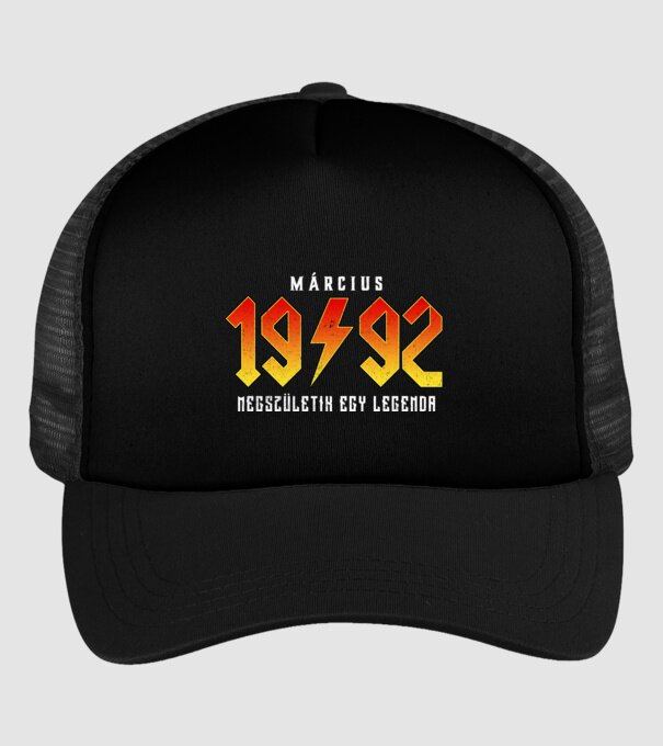 1992 Március megszületik egy legenda minta fekete pólón