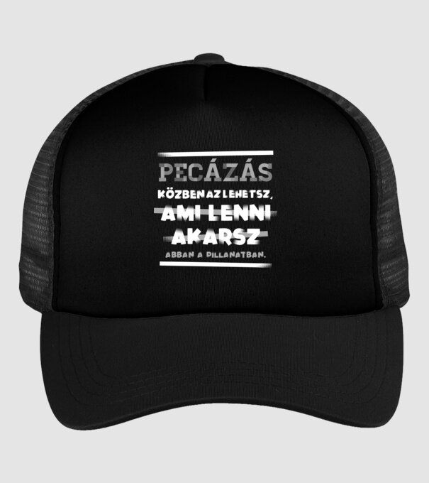 Az lehetsz ami lenni akarsz szöveges inprog HORGÁSZ minta fekete pólón