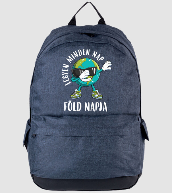 Legyen minden nap Föld Napja minta farmerkék pólón