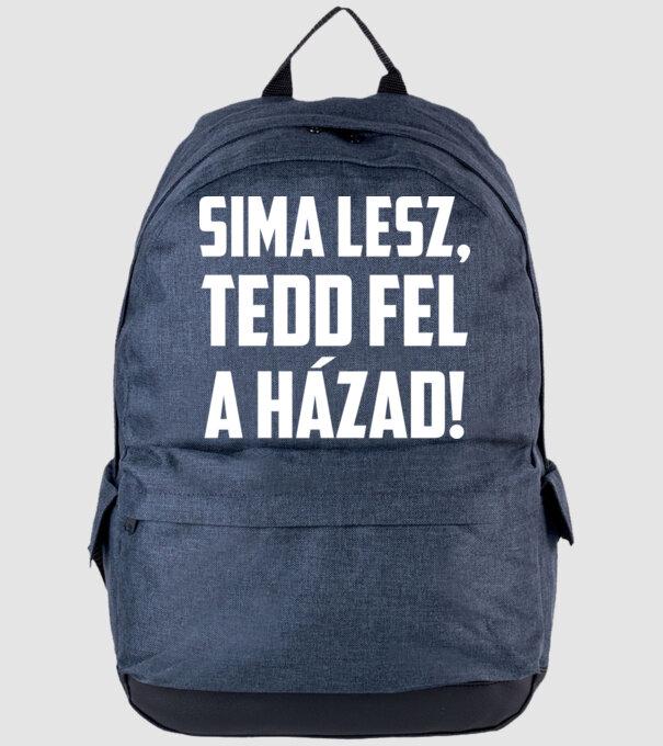 Sima lesz Szurkolói póló minta farmerkék pólón
