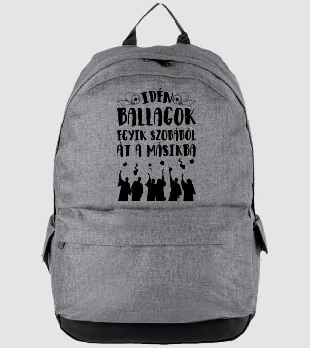 Idén ballagok minta szürke pólón