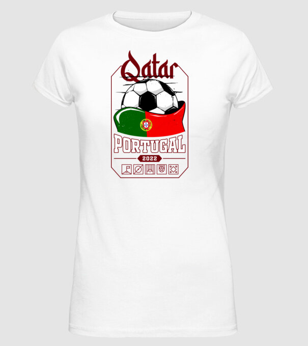 Quatar team portugal minta fehér pólón