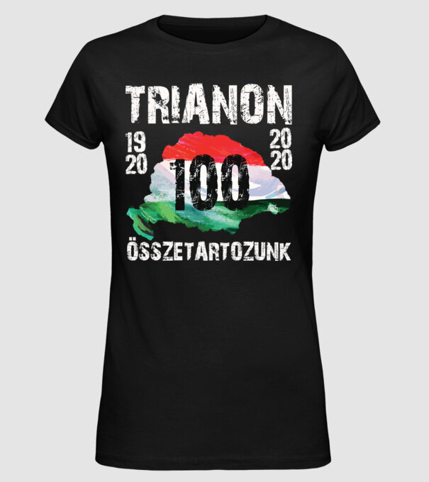 TRIANON 100 minta fekete pólón