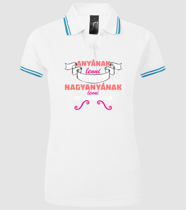 Felbecsülhetetlen Nagymama minta fehér pólón