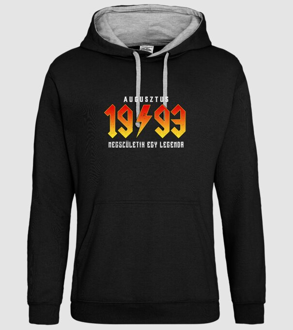 megszületik egy legenda 1993 augusztus minta fekete pólón