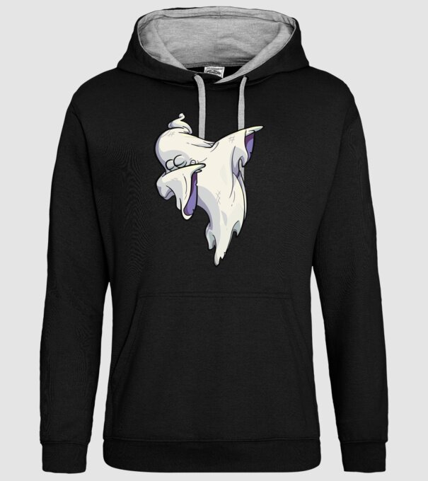 Dab ghost minta fekete pólón