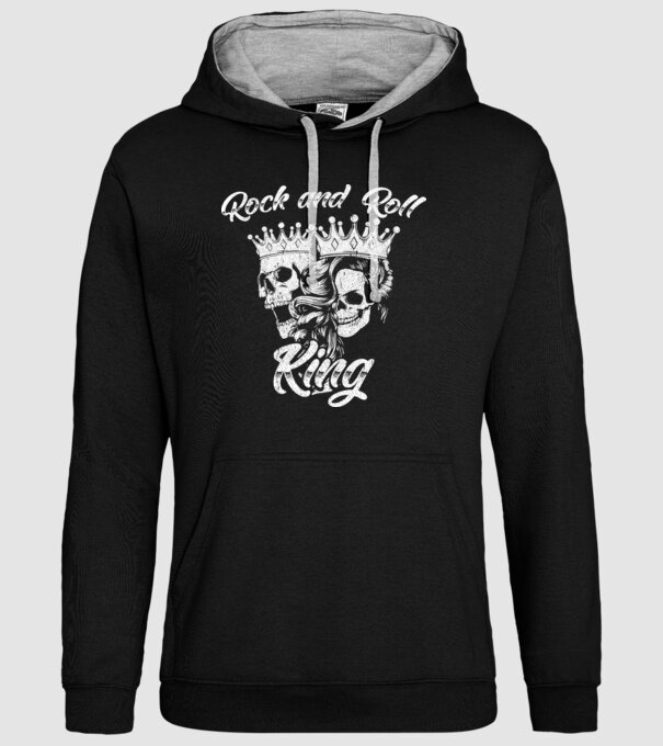 RNR KING minta fekete pólón