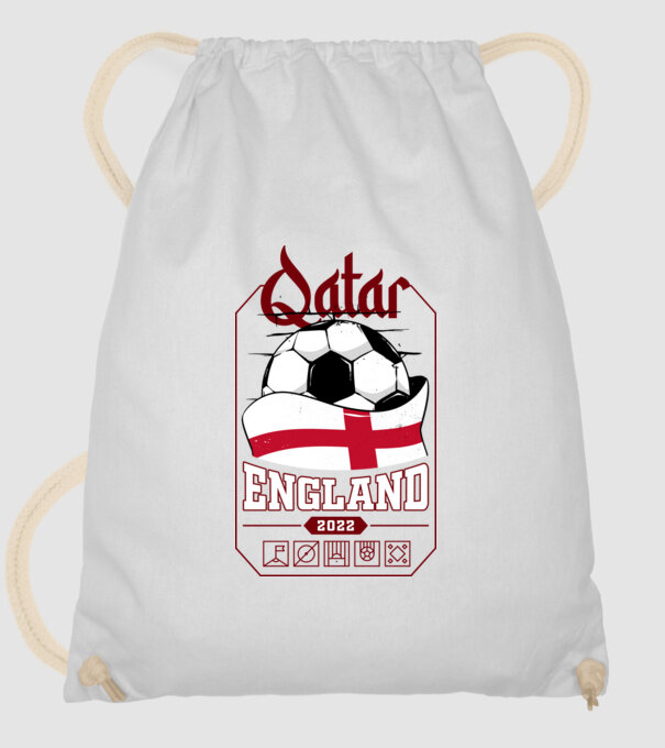 Quatar team england minta fehér pólón