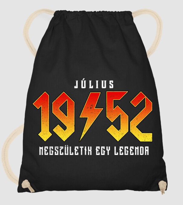 1952 Július megszületik egy legenda minta fekete pólón