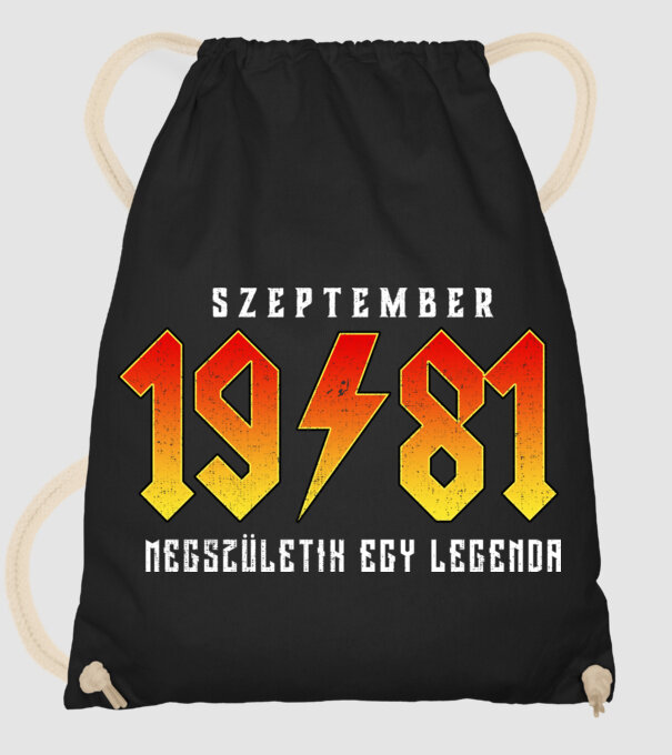 1981 11-SZEPTEMBER minta fekete pólón