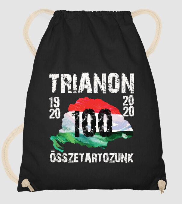 TRIANON 100 minta fekete pólón
