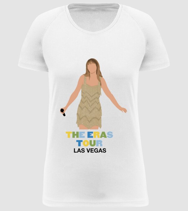 Taylor Swift The Eras Tour Las Vegas minta fehér pólón