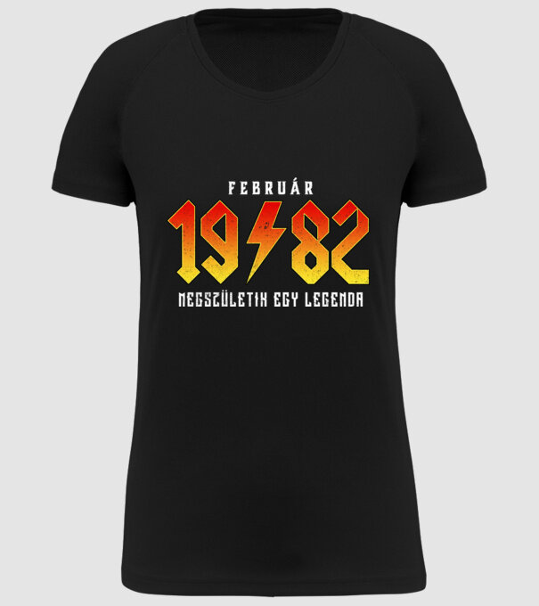 1982 Február megszületik egy legenda minta fekete pólón
