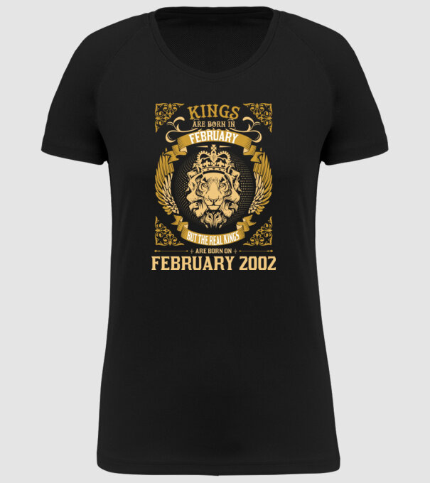 2002 10 éves minta fekete pólón