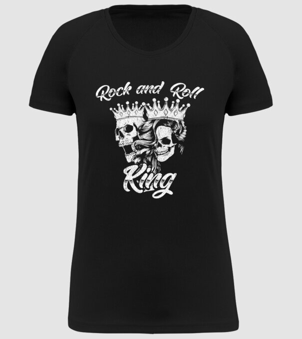 RNR KING minta fekete pólón