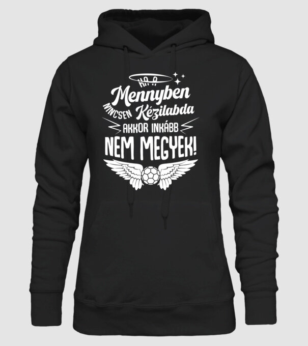Ha a Mennyben nincs kézilabda minta fekete pólón
