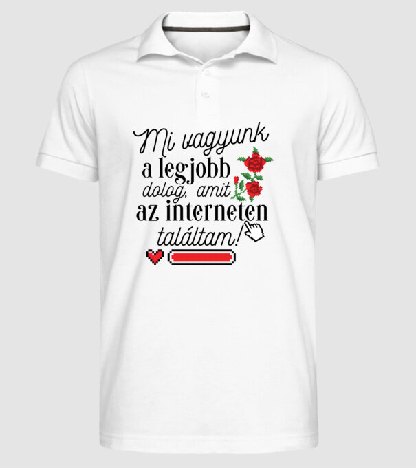 A legjobb amit a neten találtam minta fehér pólón
