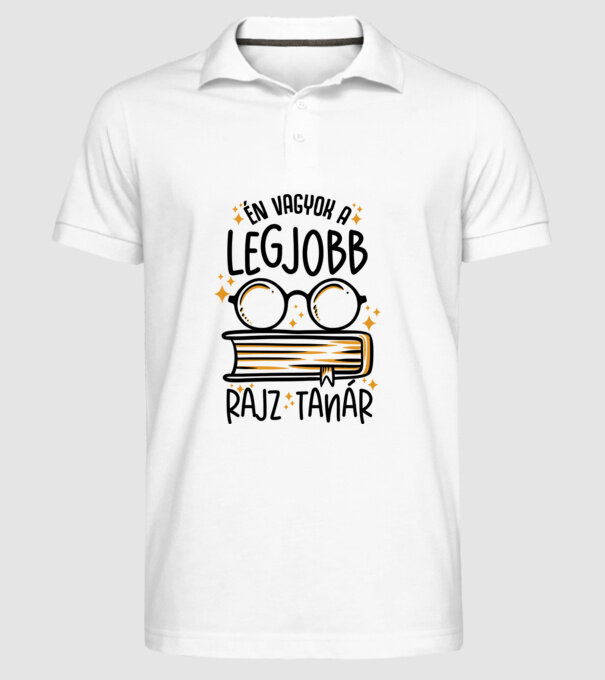 Legjobb drk rajz tanár minta fehér pólón