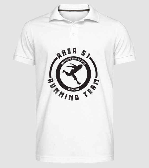 Storm area 51 running team circle minta fehér pólón
