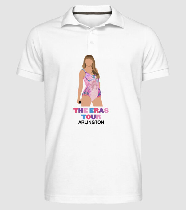 Taylor Swift The Eras Tour Arlington 4 minta fehér pólón
