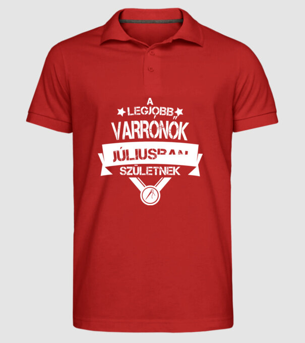 A legjobb varrónők júliusban születnek minta piros pólón