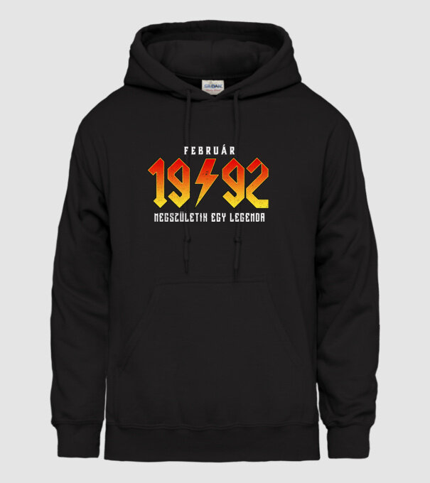 1992 Február megszületik egy legenda minta fekete pólón