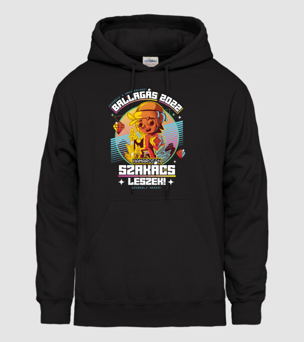 Arcade Jövőbeli szakmás szakács minta fekete pólón