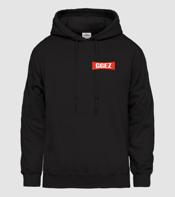 GAMER ggez minta fekete pólón