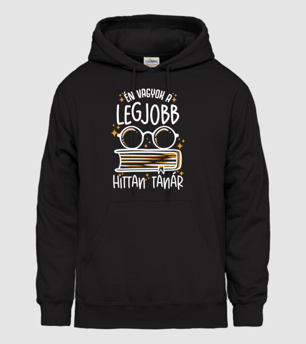 Legjobb lght hittan tanár minta fekete pólón