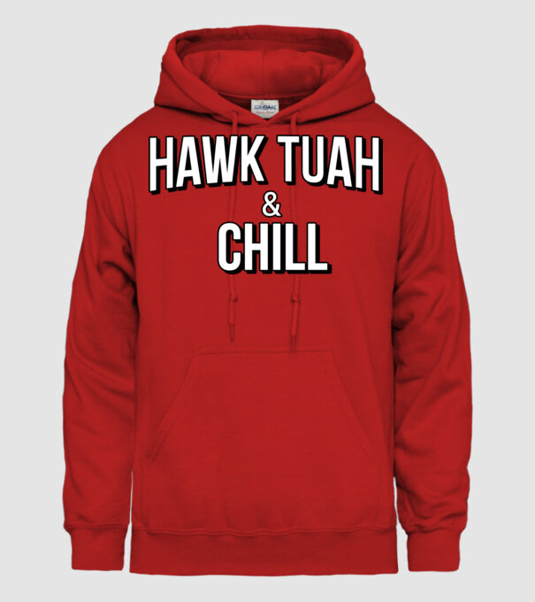 Hawk tuah and chill minta piros pólón