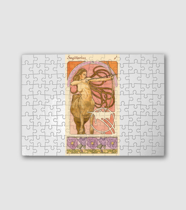 Tarot Horoszkóp NYILAS minta fehér pólón