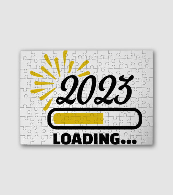 2023 LOADING minta fehér pólón
