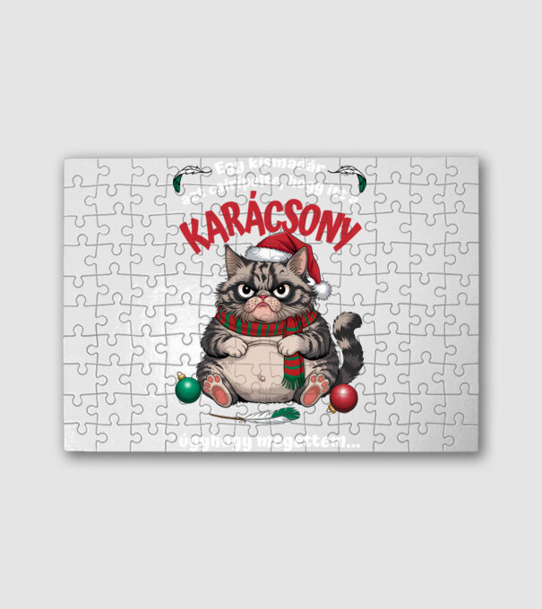 Kismadár csiripelte itt a KARÁCSONY, megettem... fekete alapra minta fehér pólón