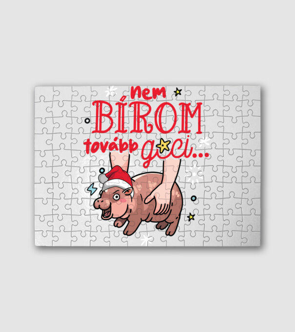 Nem bírom tovább gci Moo-Deng sötétre Karácsony minta fehér pólón