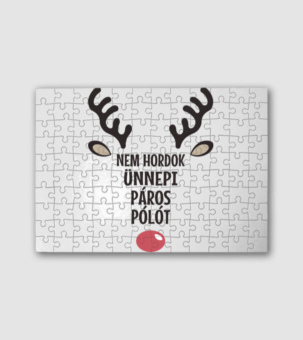 Nem hordok ünnepi páros pólót fehér pólóra minta fehér pólón