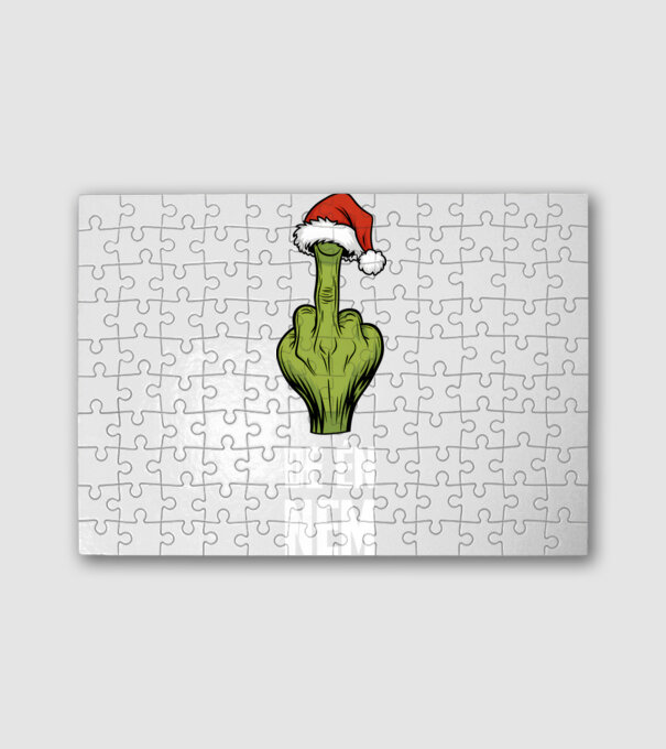 Szeretem a karácsonyi páros pólókat, de én nem Grinch Fekete pólóra minta fehér pólón