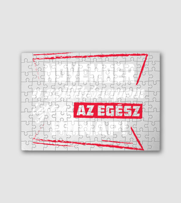 Szülihónapom November minta fehér pólón